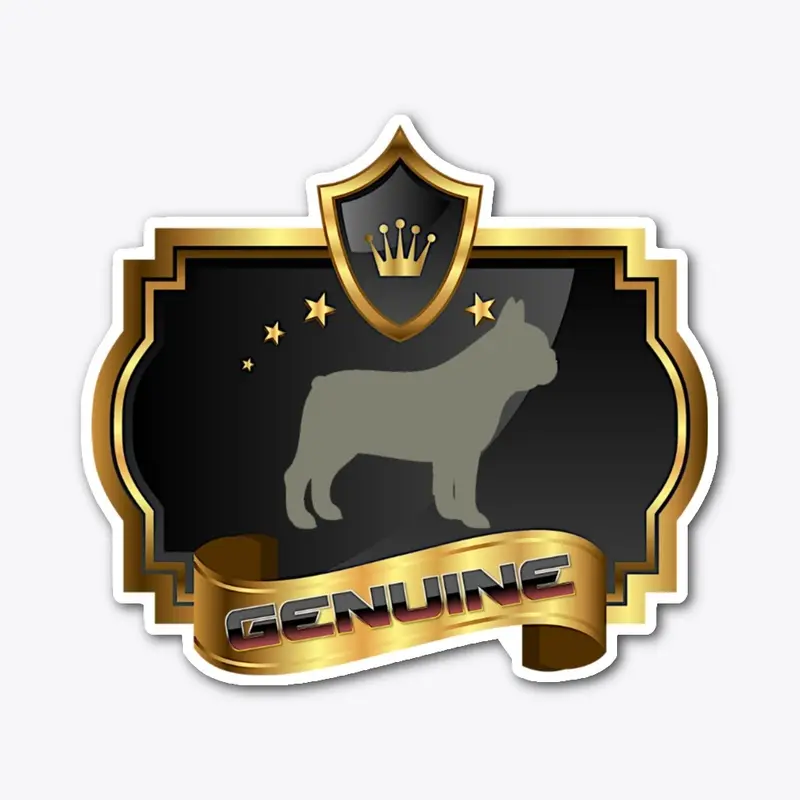 Genuine Frenchie Gold Crown